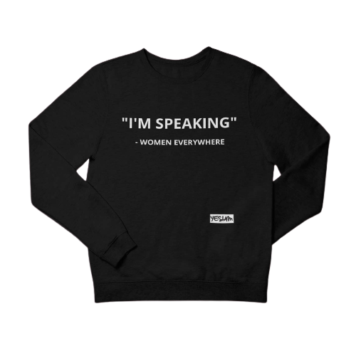 Im speaking crewneck sale